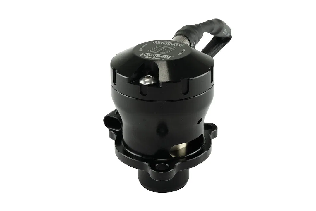 TS-0223-1096 – TURBOSMART Turbocharger Blow Off Valve, Plug And Play Recirculating/ Vent To Atmosphere Black Aluminum...